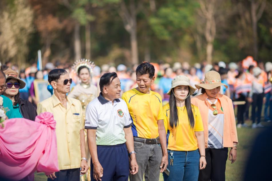 พิธีเปิดการแข่งกีฬาโนนนารายณ์ท้องถิ่นสัมพันธ์ ประจำปี 2568