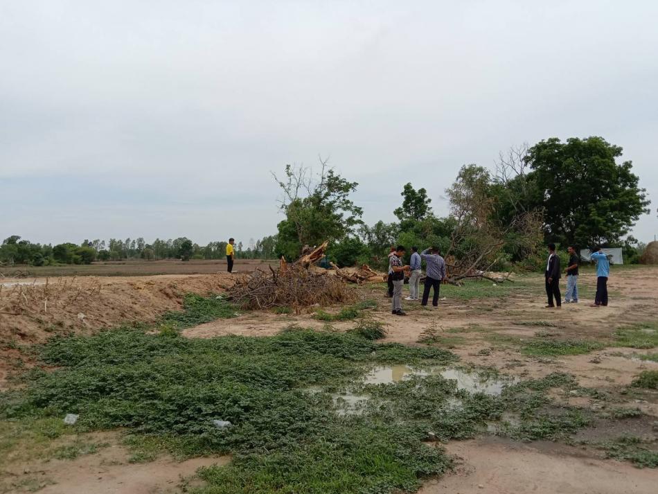 ลงพื้นที่ตรวจสอบร้องเรียนน้ำขัง